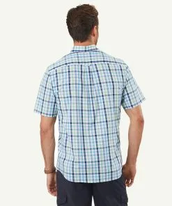 Gazman Easy Care Multi Check Short Sleeve Shirt - Aqua 8 Gazman Easy Care Multi Check Short Sleeve Shirt - Aqua -Cheap Gazman Store 3 e41f9807 6d93 46de a430 a30e407fc9d4