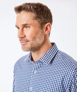 Gazman Tailored Fit Easy Care Twill Check Shirt - Navy 8 Gazman Tailored Fit Easy Care Twill Check Shirt - Navy -Cheap Gazman Store 3 ef8090f5 d9de 4860 bd4c 9c95267b693f