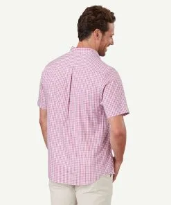 Gazman Easy Care Check Short Sleeve Shirt - Berry -Cheap Gazman Store 3 f6c73dd4 fd49 44d1 ba92 dcec98301782