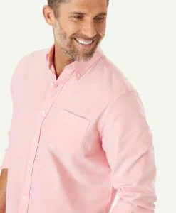 Gazman Casual Plain Oxford Shirt - Coral -Cheap Gazman Store 3 fb2a2dea 7f06 4db1 8744 89440e47b6a7