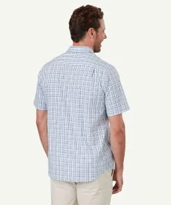 Gazman Easy Care Check Short Sleeve Shirt - Blue -Cheap Gazman Store 3 fc494a52 c6ae 4546 a435 e1d0a342c5cf