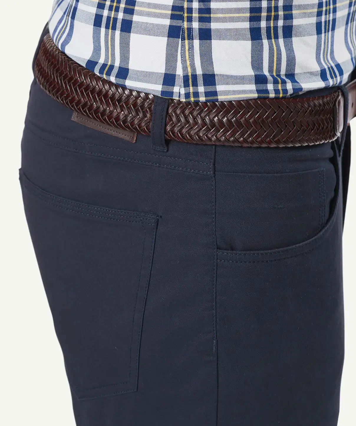 Gazman Modern Stretch 5 Pocket Pants - Navy 6 Gazman Modern Stretch 5 Pocket Pants - Navy - Image 4