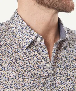 Gazman Tailored Casual Floral Print Long Sleeve Shirt - Autumn -Cheap Gazman Store 4 42859