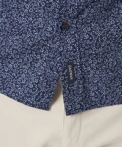 Gazman Casual Floral Print Short Sleeve Shirt - Navy -Cheap Gazman Store 4 43367