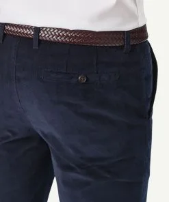 Gazman Stretch Fine Cord Pants - Navy -Cheap Gazman Store 4 44809