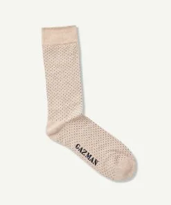 Gazman Non Tight Cushion Dot Socks - Sand -Cheap Gazman Store 4 46385