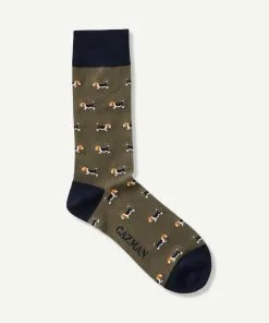 Gazman Non Tight Beagle Sock - Khaki 9 Gazman Non Tight Beagle Sock - Khaki -Cheap Gazman Store 4 46389