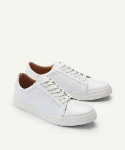 GAZMAN Leather Sneaker - White -Cheap Gazman Store 4 46843