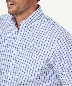 Gazman Easy Care Check Short Sleeve Shirt - White 11 Gazman Easy Care Check Short Sleeve Shirt - White -Cheap Gazman Store 4 47306