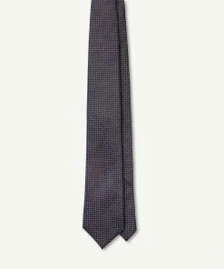 Gazman Silk Mini Geo Tie - Chocolate -Cheap Gazman Store 4 47478