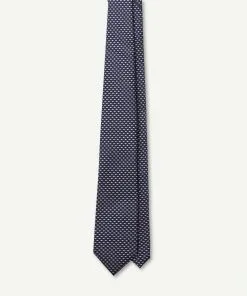 Gazman Silk Fish Print Tie - Navy -Cheap Gazman Store 4 47487