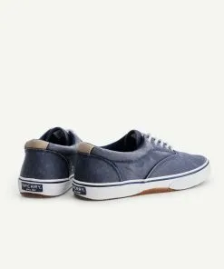 Gazman Sperry Halyard Saltwashed Shoe - Navy -Cheap Gazman Store 4 47534