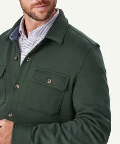 Gazman Comfort Shacket - Khaki -Cheap Gazman Store 4 48365