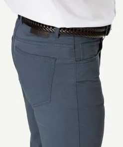 Gazman Modern Stretch 5 Pocket Pants - Slate -Cheap Gazman Store 4 48395