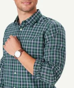 Gazman Casual Plaid Check Long Sleeve Shirt - Forest 10 Gazman Casual Plaid Check Long Sleeve Shirt - Forest -Cheap Gazman Store 4 48580