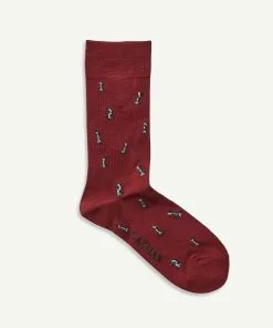 Gazman Non Tight Chess Sock - Brick -Cheap Gazman Store 4 48692