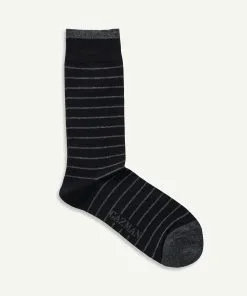 Gazman Non Tight Stripe Sock - Black 9 Gazman Non Tight Stripe Sock - Black -Cheap Gazman Store 4 48708