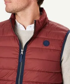 Gazman Lightweight Puffer Vest - Brick -Cheap Gazman Store 4 48869