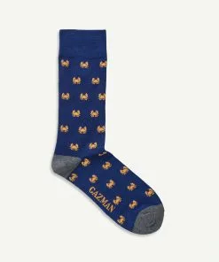 Gazman Non Tight Crab Sock - Navy -Cheap Gazman Store 4 49317