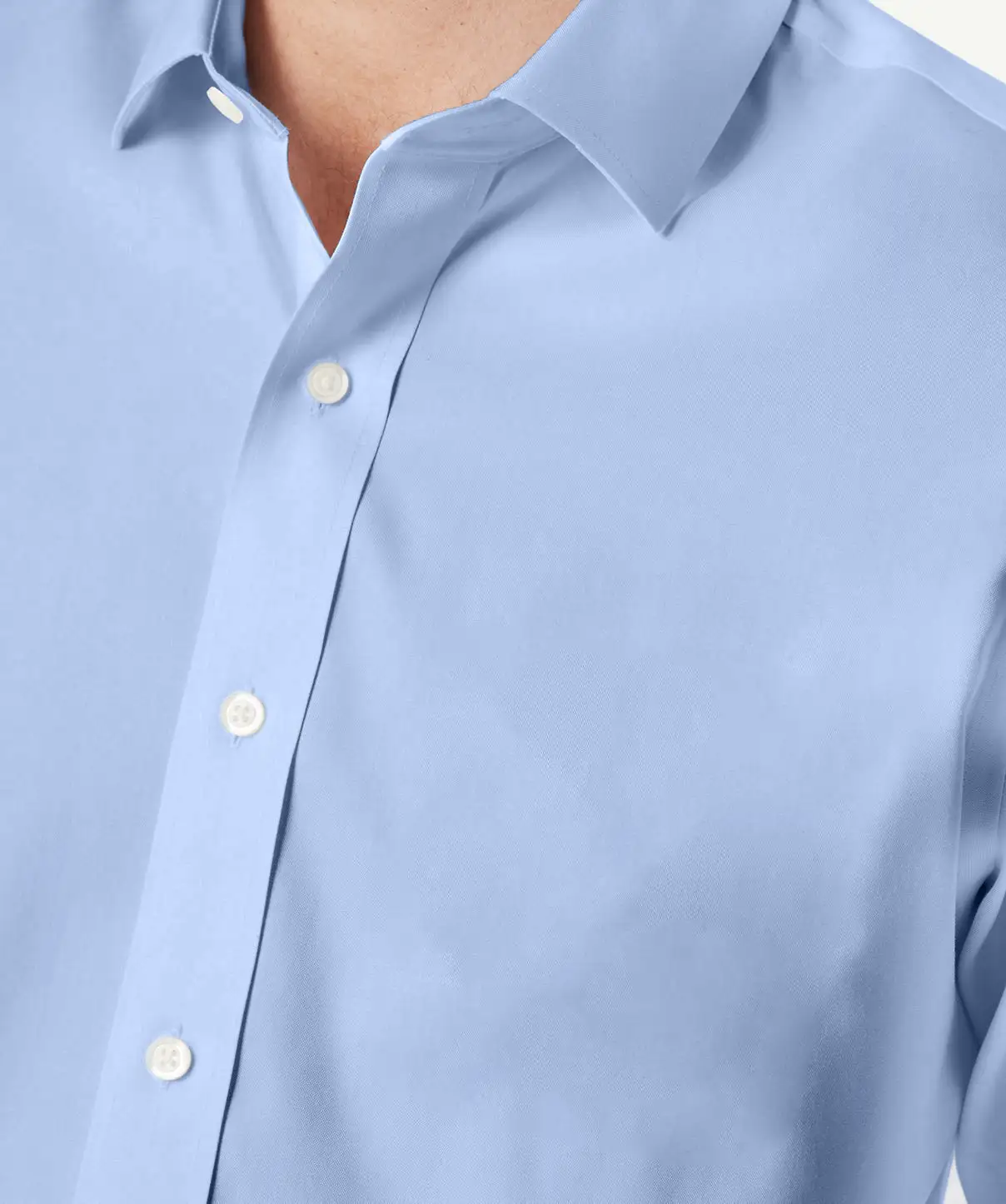 Gazman Easy Care Plain Oxford Shirt - Blue 6 Gazman Easy Care Plain Oxford Shirt - Blue - Image 4