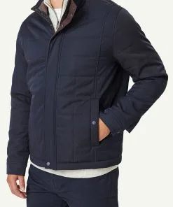 Gazman Modern Quilted Jacket - Navy -Cheap Gazman Store 4 49690
