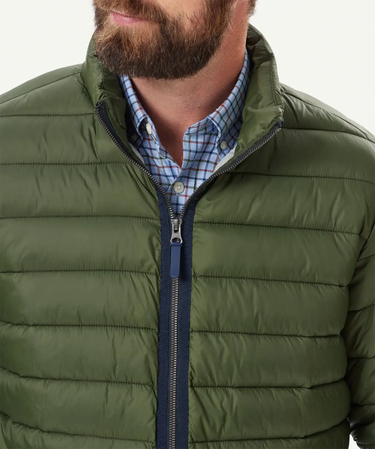Gazman Lightweight Puffer Jacket - Dark Olive 5 Gazman Lightweight Puffer Jacket - Dark Olive - Image 4
