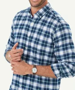 Gazman Brushed Twill Check Long Sleeve Shirt - Slate 10 Gazman Brushed Twill Check Long Sleeve Shirt - Slate -Cheap Gazman Store 4 49936