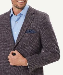 Gazman Wool Blend Textured Weave Sports Jacket - Mahogany 11 Gazman Wool Blend Textured Weave Sports Jacket - Mahogany -Cheap Gazman Store 4 50035