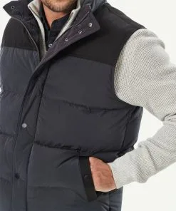 Gazman Wilmot Panel Vest - Ash -Cheap Gazman Store 4 50059
