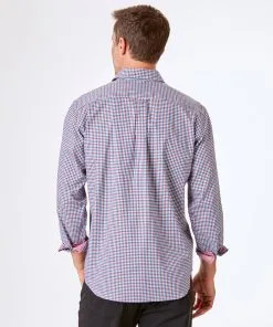 Gazman Easy Care Oxford Check Shirt - Red -Cheap Gazman Store 4 16cb4284 796d 478a 8c6c eb6b89079237