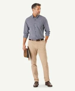 Gazman Easy Care Stretch Check Shirt - Navy -Cheap Gazman Store 4 2426f1c9 478f 4d7e b46a b5f69857c729