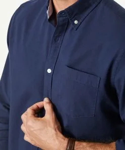 Gazman Casual Oxford Long Sleeve Shirt - Navy -Cheap Gazman Store 4 3295daa3 75cc 465e a241 2e12c273cb89