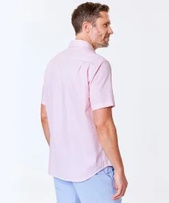 Gazman Smart Dot Print Short Sleeve Shirt - Pink -Cheap Gazman Store 4 39f04666 1c73 47dc b325 fdf932d78879