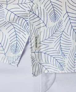 Gazman Linen Blend Fern Print Long Sleeve Shirt - White 12 Gazman Linen Blend Fern Print Long Sleeve Shirt - White -Cheap Gazman Store 4 464abf61 c4a2 4574 bb4b 3dcb0014cd25
