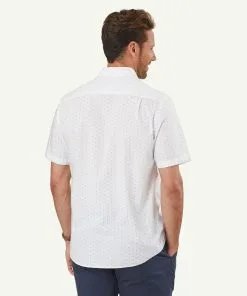 Gazman Oval Print Short Sleeve Shirt - White -Cheap Gazman Store 4 5ea4886f 6664 4379 9bbf 227adad7e8b6