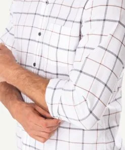 Gazman Tailored Fit Casual Check Long Sleeve Shirt - White 9 Gazman Tailored Fit Casual Check Long Sleeve Shirt - White -Cheap Gazman Store 4 6890c783 9be6 4766 b9ce dce1646b3b04