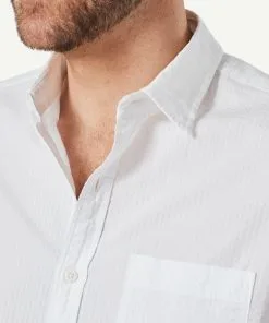 Gazman Casual Textured Linen Blend Plain Shirt - White 12 Gazman Casual Textured Linen Blend Plain Shirt - White -Cheap Gazman Store 4 851ae100 f337 4422 9e90 11ee6d496277