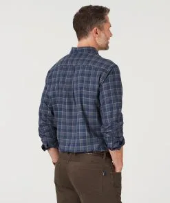 Gazman Brushed Twill Melange Check Shirt - Dark Olive -Cheap Gazman Store 4 86db3274 ab04 4826 bc01 06a0f9ec062a