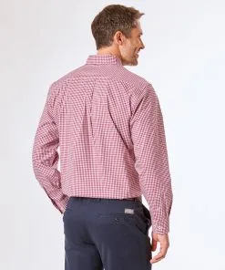 Gazman Easy Care Stretch Gingham Shirt - Claret Red 9 Gazman Easy Care Stretch Gingham Shirt - Claret Red -Cheap Gazman Store 4 9781e6dc 91bd 42bf 8ce8 56b3f179c9de