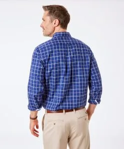 Gazman Easy Care Oxford Check Shirt - Royal -Cheap Gazman Store 4 9a45accf 31a4 4fc5 b872 f6d3f849f45c