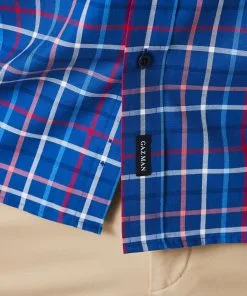 Gazman Easy Care Oxford Check Short Sleeve Shirt - Navy -Cheap Gazman Store 4 b1792c2e fb88 4cf2 b7d7 ee06154fe2b0