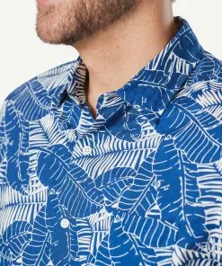 Gazman Linen Blend Leaf Print Short Sleeve Shirt - Nightshade 12 Gazman Linen Blend Leaf Print Short Sleeve Shirt - Nightshade -Cheap Gazman Store 4 b462b236 7384 4b64 a7ff 14292bb3dbd1