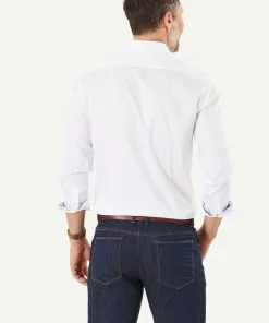 Gazman Tailored Fit Easy Care Oxford Shirt - White -Cheap Gazman Store 4 c5db96b9 6ee5 4244 8c14 fee190de44b3
