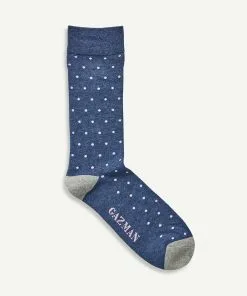 Gazman Non Tight Cushion Dot Sock - Denim -Cheap Gazman Store 4 c8f071b4 4d8e 4245 ba0e 83f1cc06ef5d
