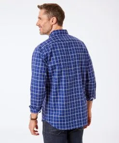 Gazman Tailored Fit Easy Care Check Shirt - Royal -Cheap Gazman Store 4 ed2f9fd0 f5f0 4b58 858c 2311bcd06114
