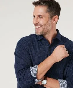 Gazman Dot Double Faced Shirt - Denim -Cheap Gazman Store 4 f67998f1 eabf 4609 8889 5979895932a7