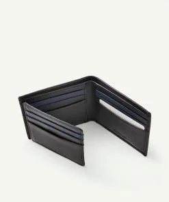 Gazman Leather Tri Fold Wallet - BLACK -Cheap Gazman Store 5 45887