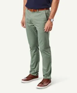 Gazman Modern Chino Pants - Palm -Cheap Gazman Store 5 45947
