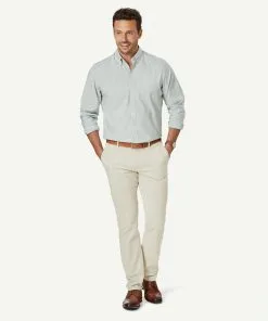 Gazman GAZFLEX Performance Check Long Sleeve Shirt - Sage -Cheap Gazman Store 5 46923