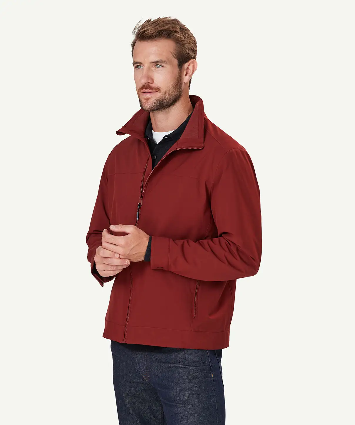 Gazman GAZFLEX Technical Harrington - Brick 7 Gazman GAZFLEX Technical Harrington - Brick - Image 5